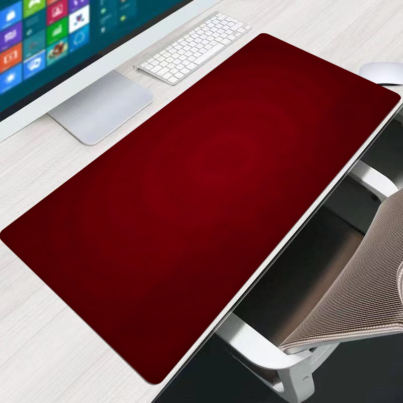 Laptop Accessories For Office - Red Mouse Pad Office Extended Desk