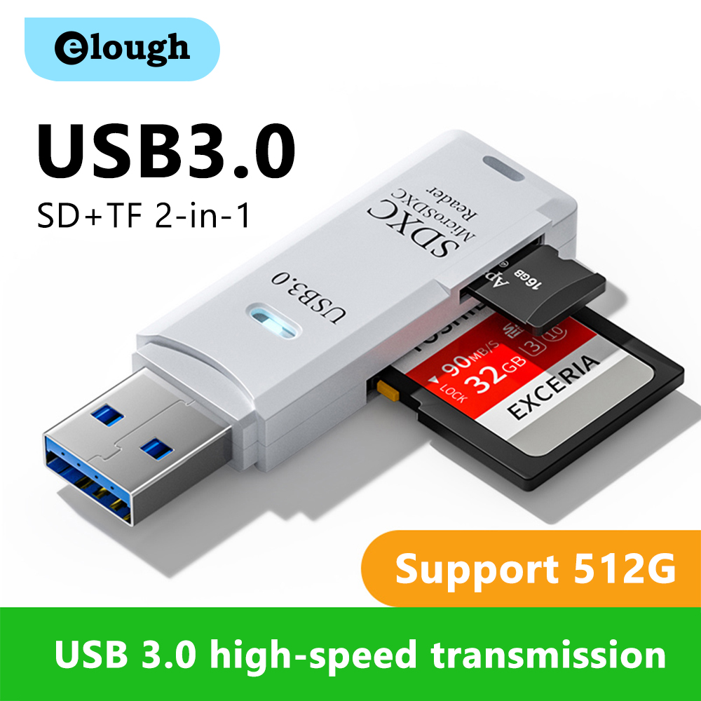 Elough 2 in 1 USB3.0 Card Read - Laptop Accessories For Programmers recensie en prijs