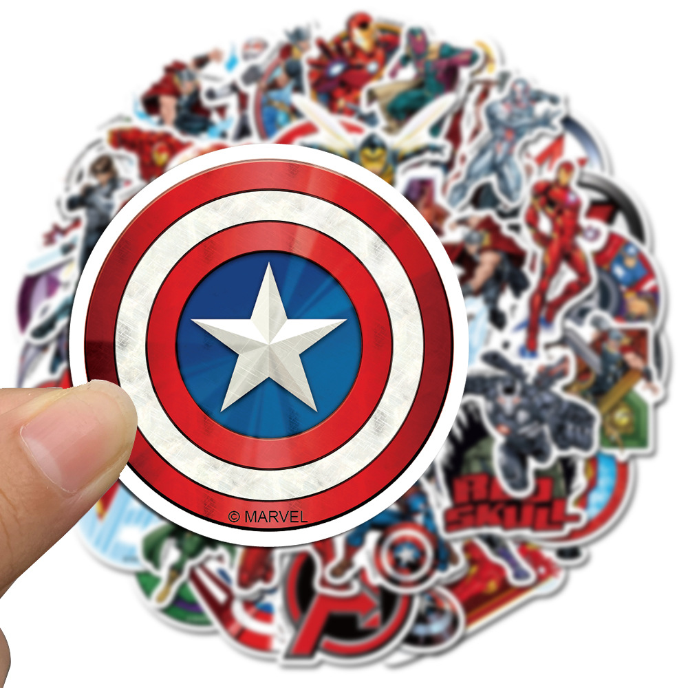 New 50pcs Marvel Stickers Anim - Laptop Accessories Gifts For Men recensie en prijs