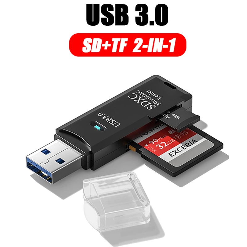 2 In 1 USB 3.0 Card Reader Por - Laptop Accessories For Programmers recensie en prijs