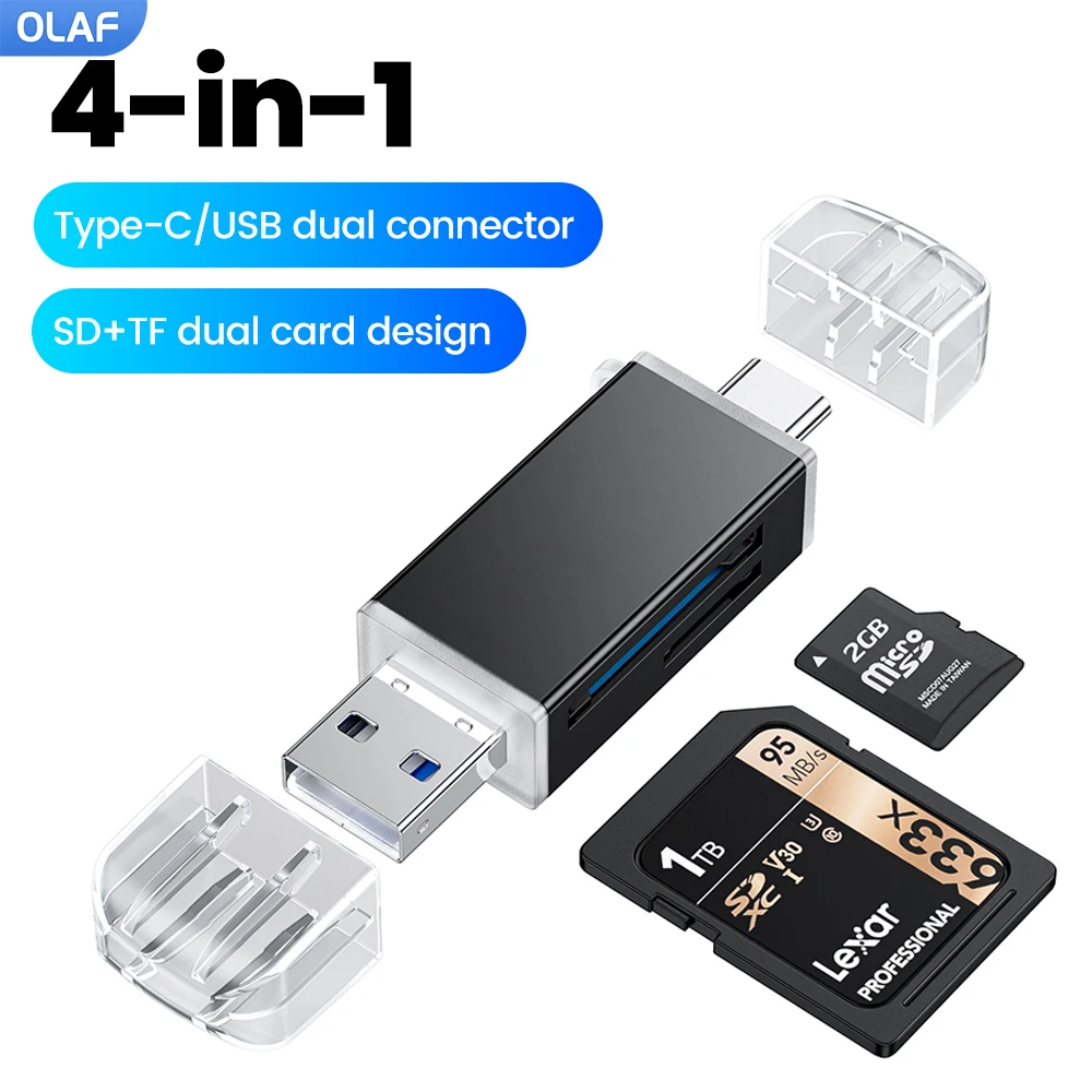 Card Reader USB2.0&USB C to SD - Laptop Accessories For Programmers recensie en prijs