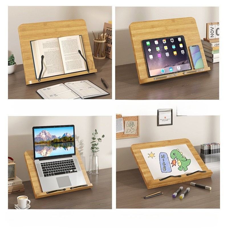 Wooden Reading Book Stand, Mul - Laptop Accessories For Office recensie en prijs
