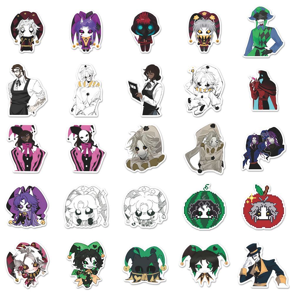 73PCS The Freak Circus Pierrot - Laptop Accessories Aesthetic recensie en prijs