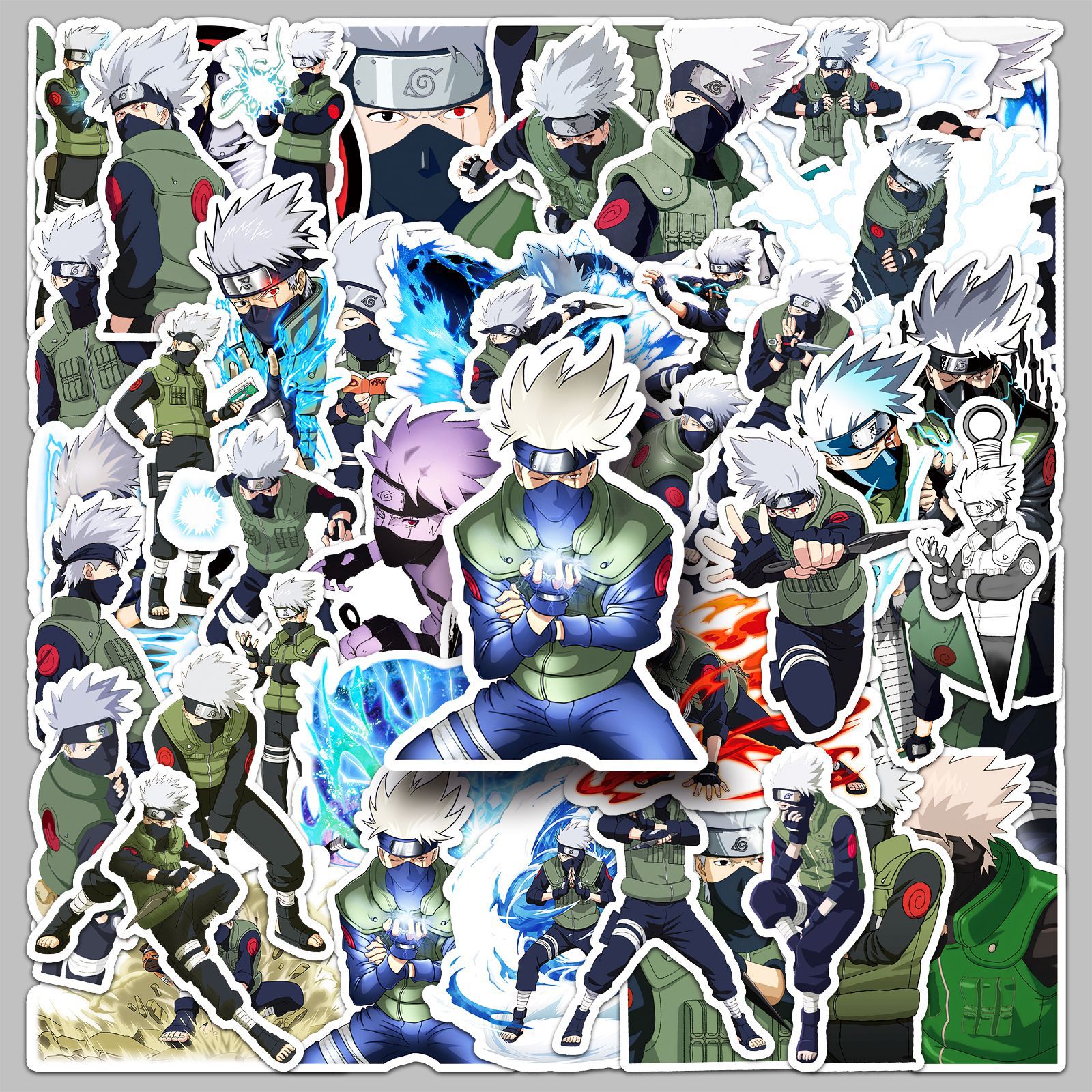 50pcs Anime Naruto Hatake Kaka - Laptop Accessories Aesthetic recensie en prijs