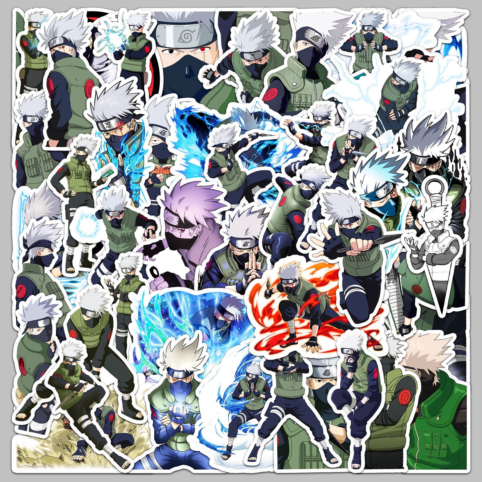 50pcs Anime Naruto Hatake Kaka - Laptop Accessories Aesthetic recensie en prijs