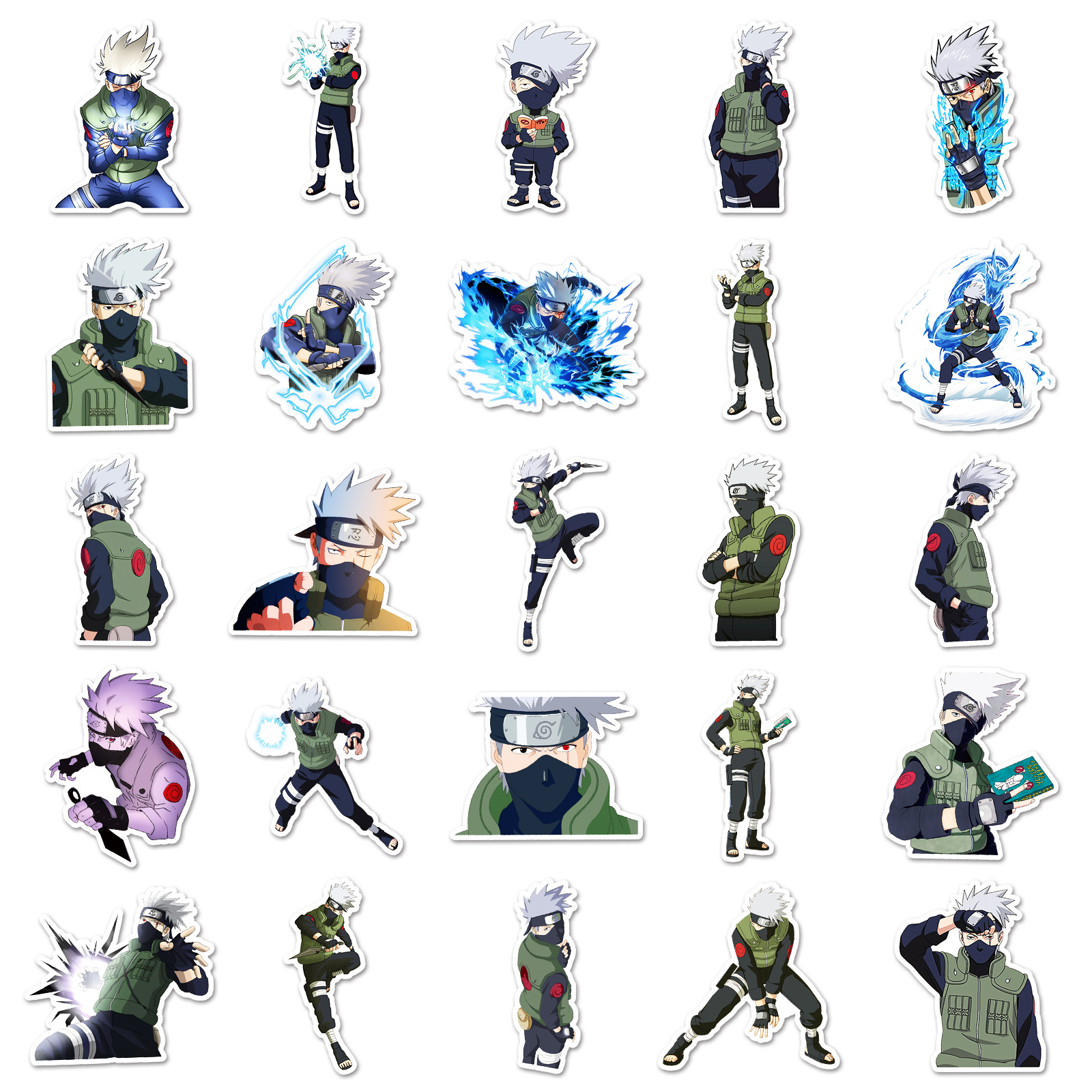 50pcs Anime Naruto Hatake Kaka - Laptop Accessories Aesthetic recensie en prijs