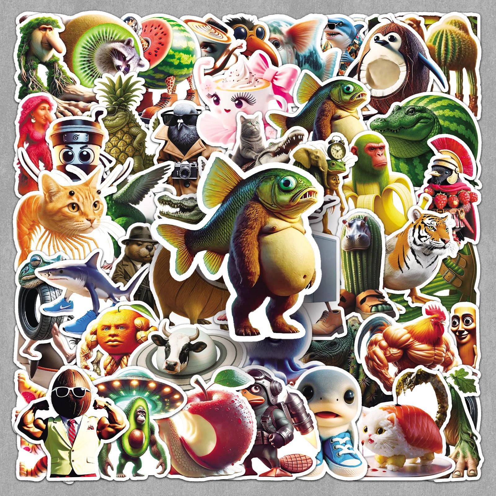 50PCS Italian Brainrot Sticker - Laptop Accessories Aesthetic recensie en prijs