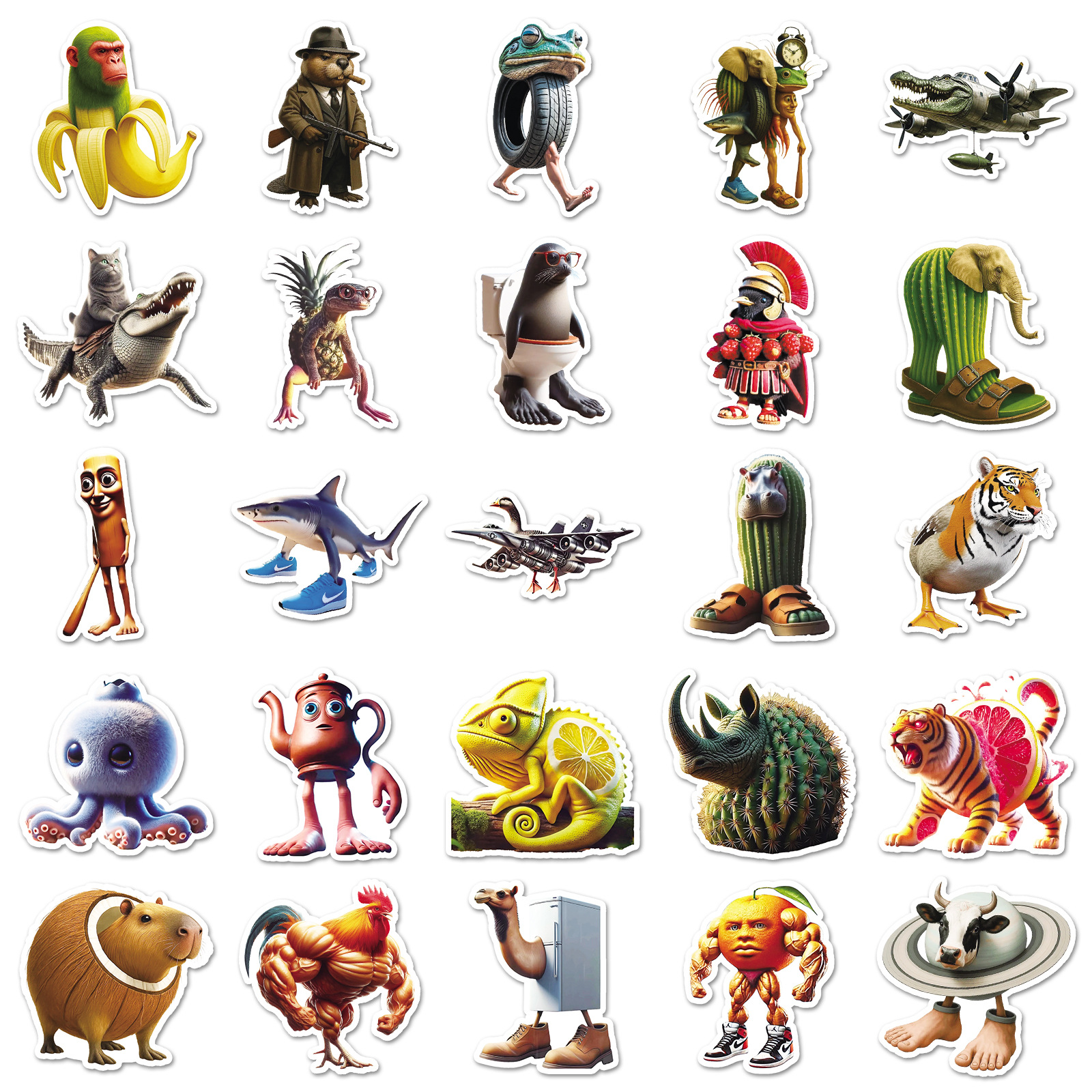 50PCS Italian Brainrot Sticker - Laptop Accessories Aesthetic recensie en prijs