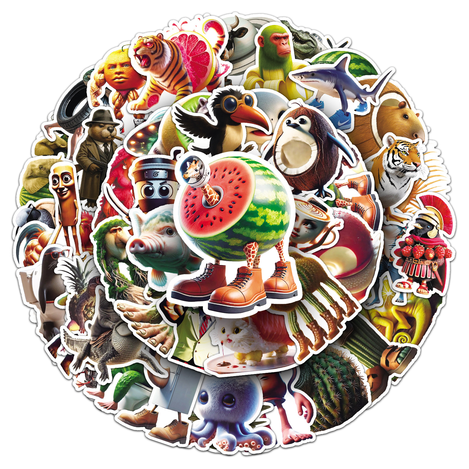 50PCS Italian Brainrot Sticker - Laptop Accessories Aesthetic recensie en prijs