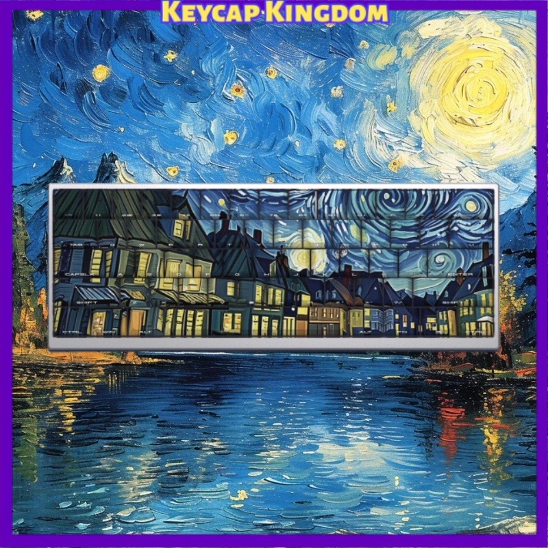 Van Gogh Starry Sky Theme Keyc - Laptop Accessories For Programmers recensie en prijs