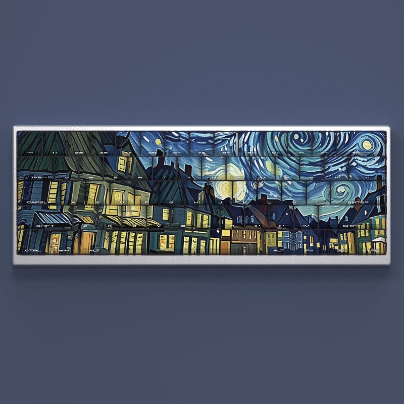 Van Gogh Starry Sky Theme Keyc - Laptop Accessories For Programmers recensie en prijs