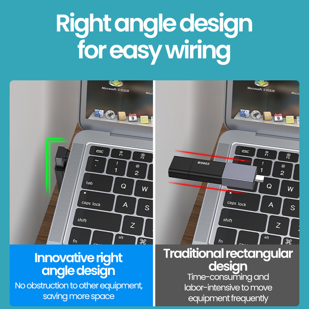 Type C to USB3.0 Adapter Right - Laptop Accessories For Programmers recensie en prijs