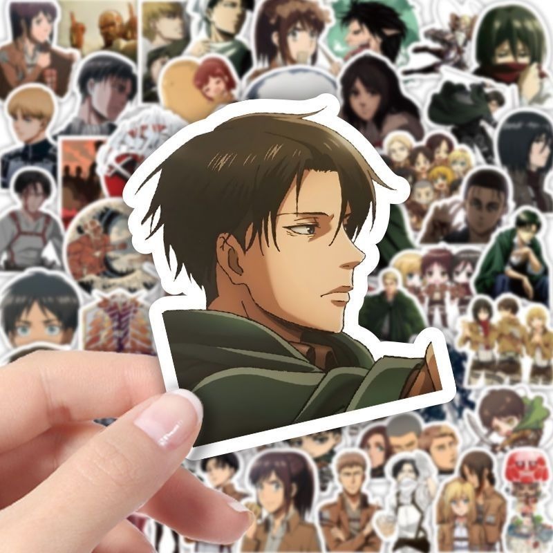 60Pcs Attack on Titan Anime St - Laptop Accessories Aesthetic recensie en prijs