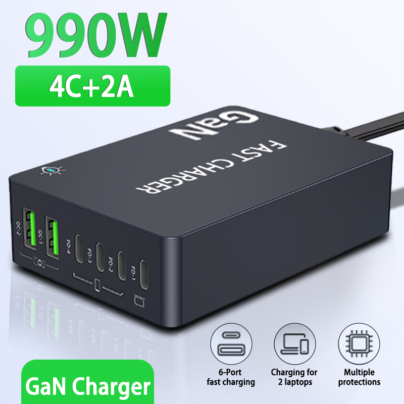 6-Ports PD USB GaN Fast Chargi - Laptop Accessories Uk recensie en prijs