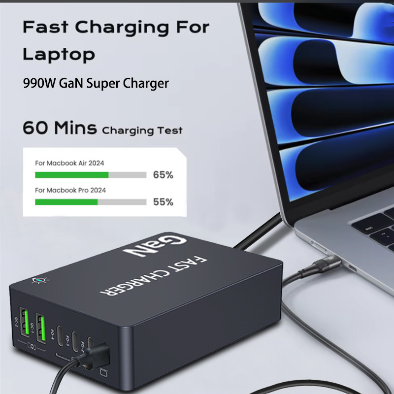 6-Ports PD USB GaN Fast Chargi - Laptop Accessories Uk recensie en prijs