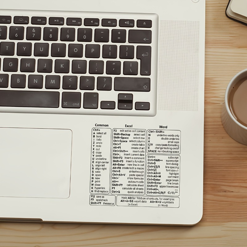 Transparent Keyboard Shortcut  - Laptop Accessories Aesthetic recensie en prijs