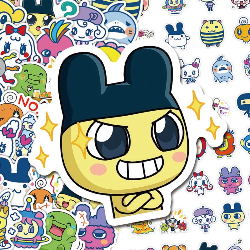 Japanese Tamagotchi Stickers E - Laptop Accessories Aesthetic recensie en prijs