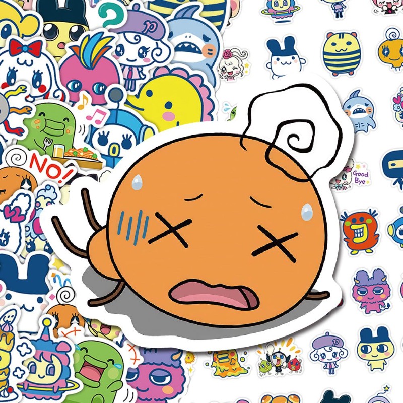 Japanese Tamagotchi Stickers E - Laptop Accessories Aesthetic recensie en prijs