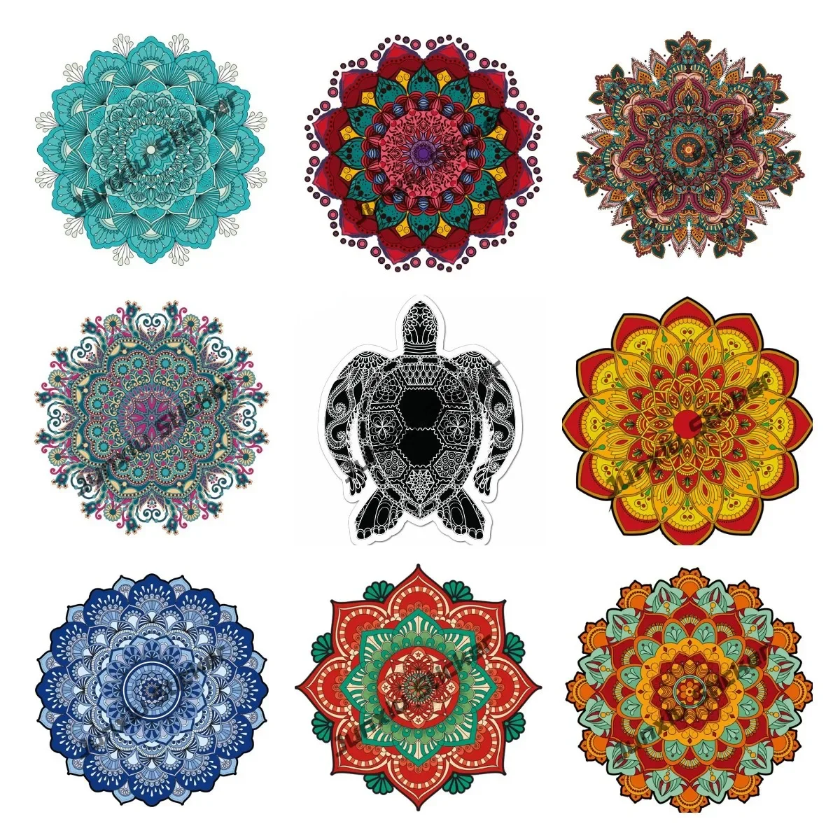 Mandala Flowers Decal Creative - Yoga Laptop Accessories recensie en prijs