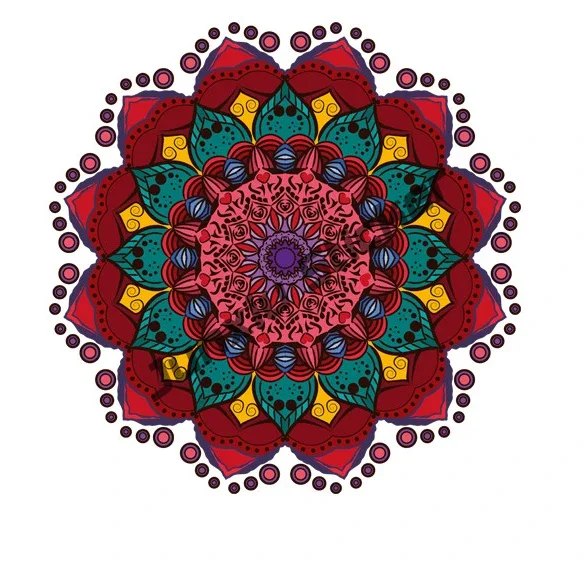 Mandala Flowers Decal Creative - Yoga Laptop Accessories recensie en prijs