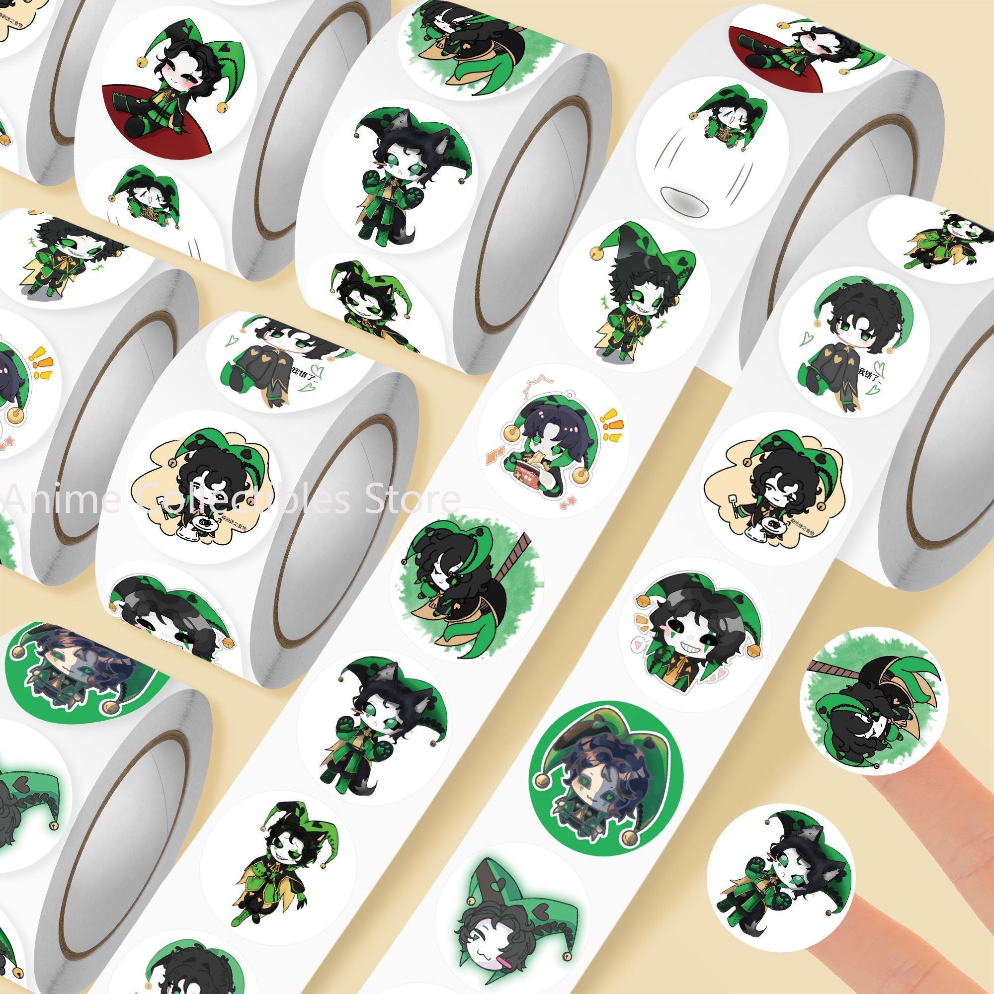 500Pc/Roll Anime The Freak Cir - Laptop Accessories Aesthetic recensie en prijs