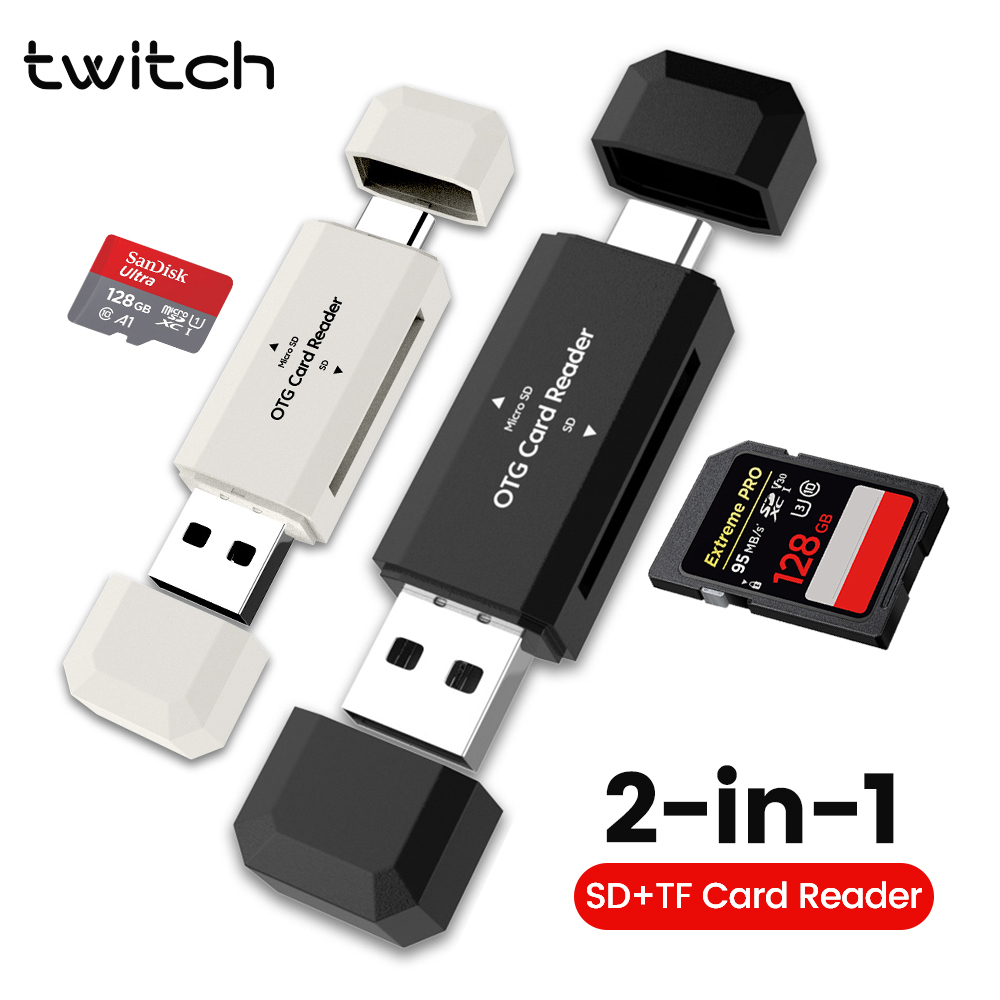 2 in 1 Type C SD TF Card Reade - Laptop Accessories For Programmers recensie en prijs