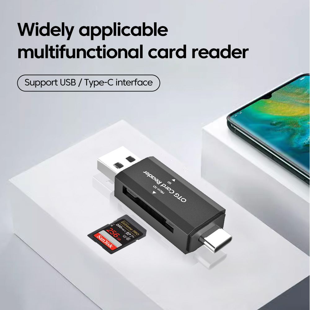 2 in 1 Type C SD TF Card Reade - Laptop Accessories For Programmers recensie en prijs