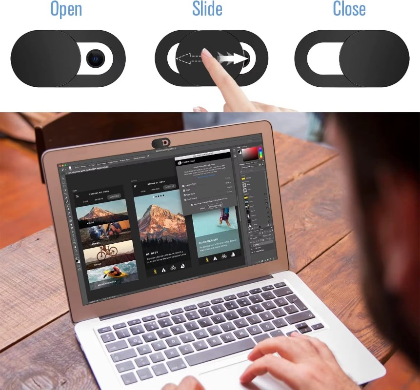Plastic Camera Cover Shutter M - Laptop Accessories Aesthetic recensie en prijs